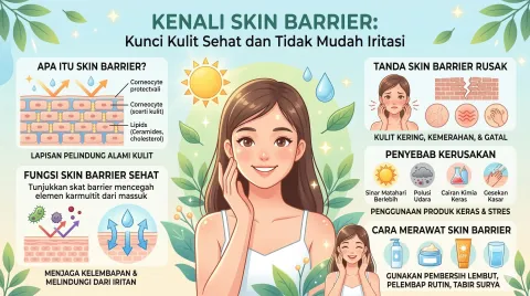 Kenali Skin Barrier: Kunci Kulit Sehat dan Tidak Mudah Iritasi